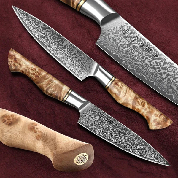 COUTEAU DE CUISINE DAMAS | HIKARI'CHEF™