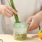 Presse-Ail-Coupe-legumes-Electrocut-Hachoir-pommes-poivron-table